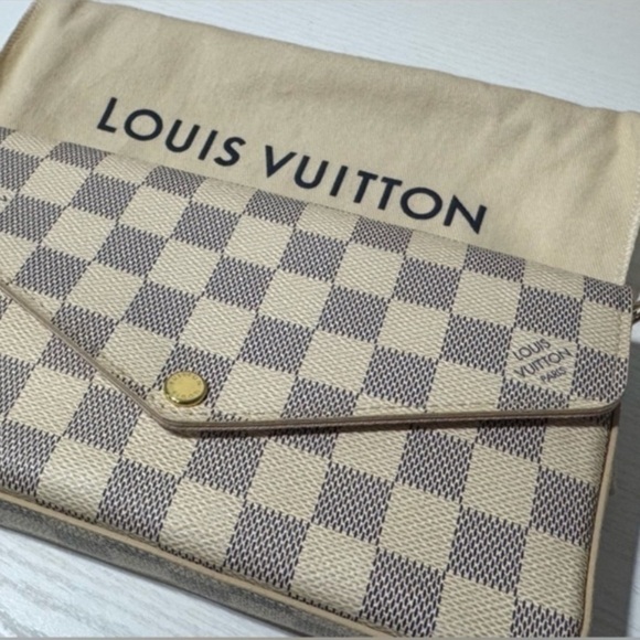 Louis Vuitton Damier Azur Felicie Handbag - Picture 9 of 16